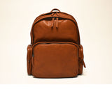 ZENFA GOYZA 15.6 INCH OUTDOOR HANDMADE TANNED LEATHER BACKPACK - boopdo