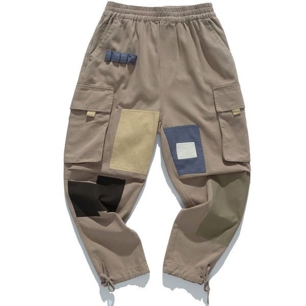 ADAMZO HUARACHO PATCHWORK HAREM TRACK PANTS - boopdo