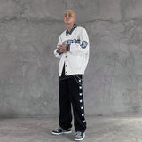 JERMO RHYMONSTER RENOVATION OLD SCHOOL BASEBALL JACKETS - boopdo