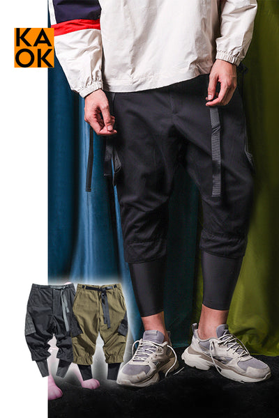 KOAK ZANCSE TWO PIECE LEGGING CASUAL HAREM PANTS - boopdo