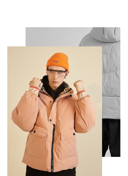 NOIVAS PENDOVA STREET CLOTHING STYLE HOODED JACKET - boopdo