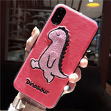 DINOSAUR EMBOSSED IPHONE PROTECTIVE PHONE COVER - boopdo