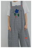 TYAKASHI MINIMAL DUNGAREE JUMPSUIT IN CHECK - boopdo