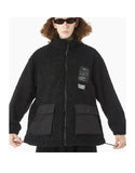 FOROZA RONDI BEEDEE FAUX FUR FULL ZIP CARDIGAN - boopdo