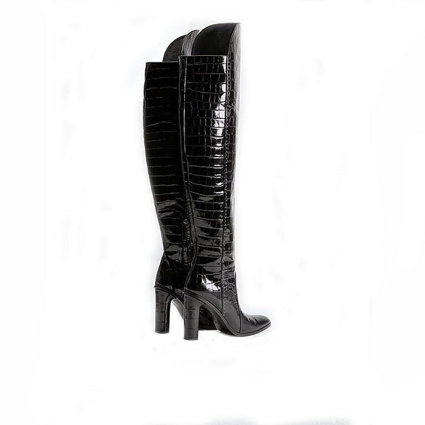 ZOPLULA MAX MILAN FASHION STYLE OVER THE KNEE SEXY LEATHER BOOTS - boopdo