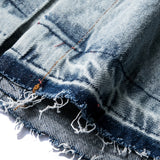 PUCZA RENCHEM GRAFFITO WASHED DENIM JEAN COAT - boopdo