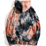 ANDERARDI GLOBAL WORLD MAP LOGO BOX PRINT TIE DYE HOODIE SWEATSHIRT - boopdo