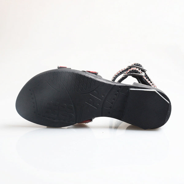 PROVA PERFETTO HUFFO WOFO OPEN TOE HIGH TOP ROMAN SANDALS - boopdo