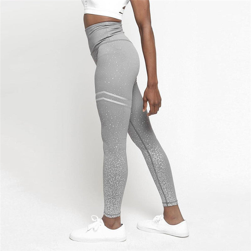 ZUMBA GIRLS GYM LEGGINGS IN METALLIC GLITTER – BOOPDOCOM