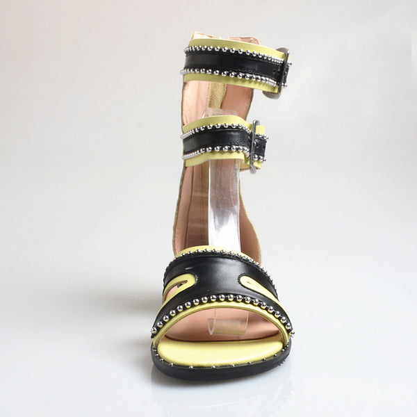 PROVA PERFETTO HUFFO WOFO OPEN TOE HIGH TOP ROMAN SANDALS - boopdo