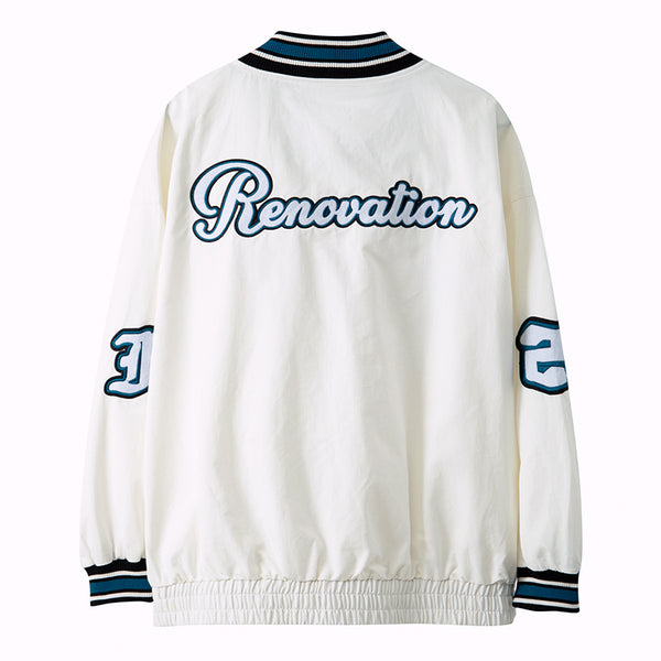 JERMO RHYMONSTER RENOVATION OLD SCHOOL BASEBALL JACKETS - boopdo