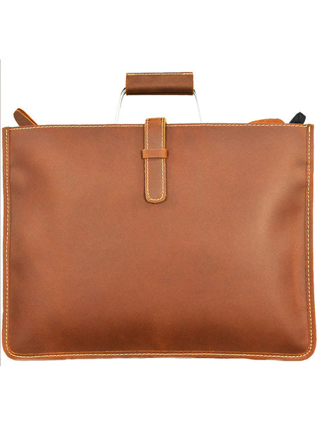 MIRANDA PORFANO BRITISH DESIGN HANDMADE LEATHER BRIEFCASE - boopdo