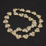 HISPTER SAVAGE HEARTBREAK LOVE CONNECTION NECKLACE - boopdo