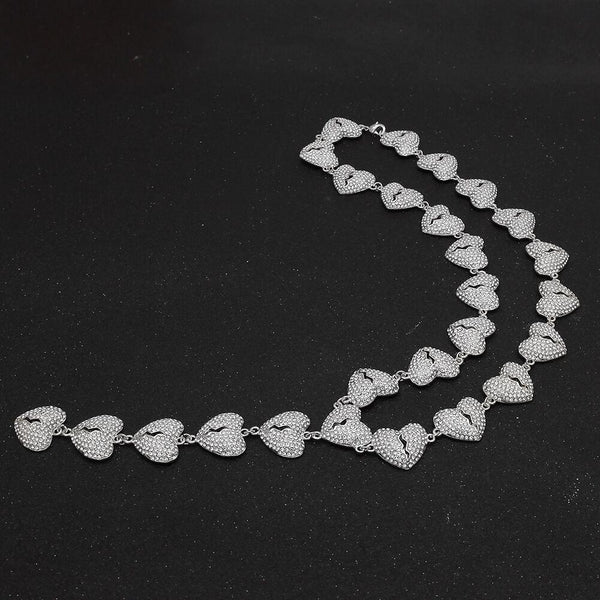HISPTER SAVAGE HEARTBREAK LOVE CONNECTION NECKLACE - boopdo