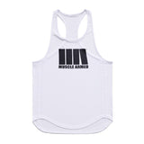 ROCKZIE MUSCLE VEUCS FITNESS TRAINING TANK TOP TEE SHIRTS - boopdo