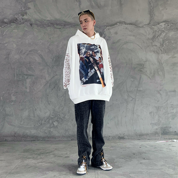 BOY BANDS FRIENDSHIP PRINT UNISEX HOODIE SWEATSHIRTS - boopdo