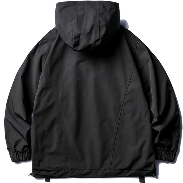 REVIGOLA ROCZIE WINDBREAKER PULLOVER WITH FUNCTIONAL POCKET - boopdo