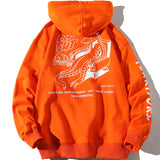 BRUGI DISQUT LAZY LIZARD PRINT PULLOVER HOODIE - boopdo