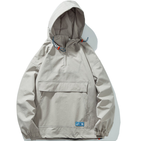 ZPRINGO ROYD CAMO WINDBREAKER WITH KANGAROO POCKET - boopdo