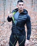 MUSCLE AESTHETIC TRAINING SLIM OUTDOOR COTTON JACKET - boopdo