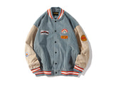 HAWAII CATTE DEEP END CLUB CORDUROY CASUAL BOMBER JACKET - boopdo