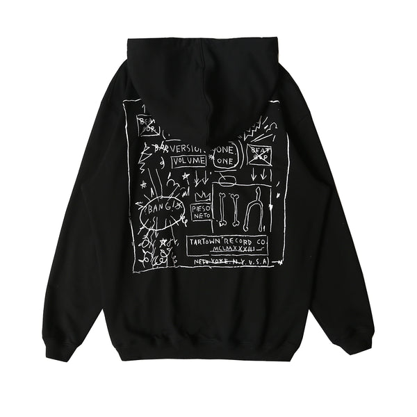 SHOTE SINN HE ON THE EDGE POST MOD ART HOODIE SWEATSHIRT - boopdo