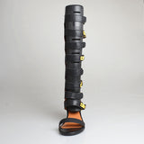 PROVA PERFETTO HUFFO STYLE OPEN TOE KNEE HIGH GLADIATOR SANDALS - boopdo