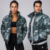 MUSCLE RANGER KING CAPTAIN GYM STYLE CAMO THICK TRAINING JACKET - boopdo