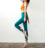 TYAKASHI YOGA LEGGINGS WITH CUT OUT DETAIL - boopdo