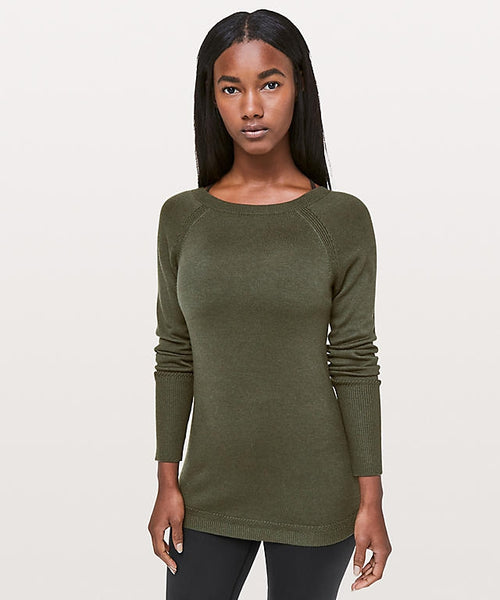KEZZIE LUPU DROP BACK KNITTED SWEATER - boopdo