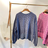 SIMDA BALLOON SLEEVE SWEATSHIRT IN ANIMAL PRINT - boopdo