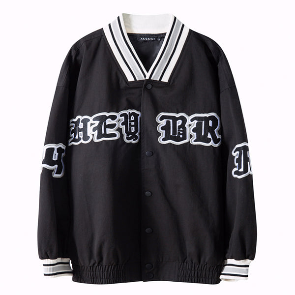 JERMO RHYMONSTER RENOVATION OLD SCHOOL BASEBALL JACKETS - boopdo