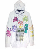 TUKU ZANNA DIABLO EXCLUSIVE HAND PAINTED GRAFFITI UNISEX HOODIES - boopdo