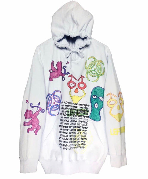 TUKU ZANNA DIABLO EXCLUSIVE HAND PAINTED GRAFFITI UNISEX HOODIES - boopdo