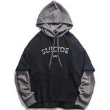 ZINGA SUICIDE OLD SCHOOL STYLE TWO PIECE PULLOVER HOODIE - boopdo