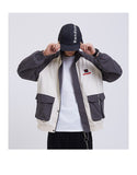 POLAZO BEEDEE HIGH NECK CASUAL STREET WEAR CASUAL WINDBREAKER JACKET - boopdo