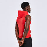 IRON LIFE CARDIOLA SPORTSWEAR SLEEVELESS HOODED T SHIRTS - boopdo