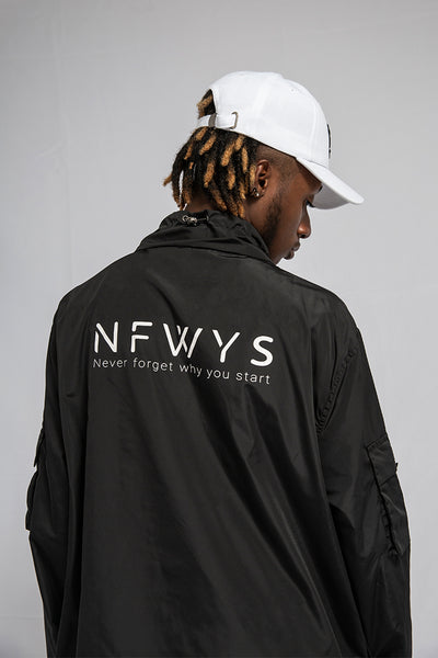 NFWYS ANDES ZACPUN HIGH NECK UNISEX WINDBREAKER - boopdo