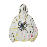 BEASTER COCA DEVIL GHOST EMOJI TIE DYED REFLECTIVE HOODIE SWEATSHIRT - boopdo