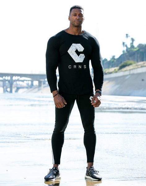 THE GYM ICON OUTDOOR STYLE SLIM LONG SLEEVED T SHIRTS - boopdo