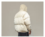 IVORY SWAGGER WOSHIHEC MULTI POCKET STREET CLOTHING HOODED JACKET - boopdo