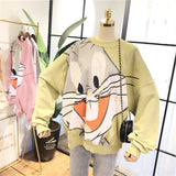 SIMDA LARGE BUGS BUNNY PRINT SWEATSHIRT - boopdo