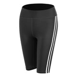BOOPDO LOLI DESIGN CONTRAST SIDE STRIPE SHORT LEGGINGS - boopdo