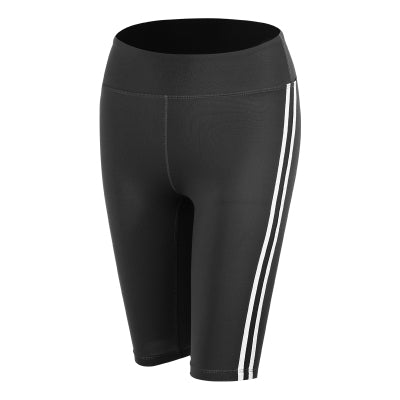 BOOPDO LOLI DESIGN CONTRAST SIDE STRIPE SHORT LEGGINGS - boopdo