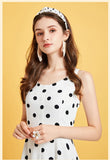 ARTKA POLKA DOT MIDI DRESS - boopdo