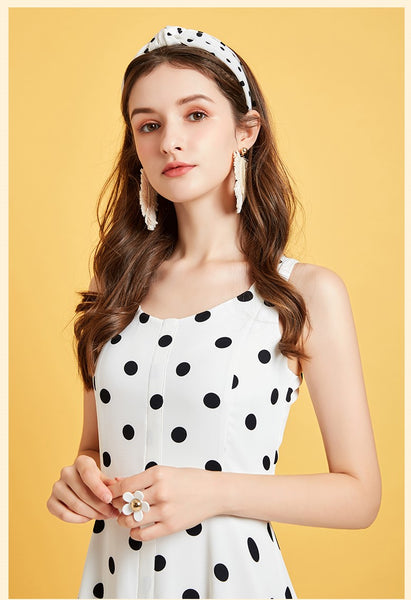 ARTKA POLKA DOT MIDI DRESS - boopdo