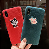 CAT DUCK PIG CLOTH PATTERN APPLE IPHONE CASES - boopdo