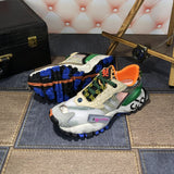 LIPA NAVNAIVE WONG CHUNKY PLATFORM LEATHER SNEAKER IN MULTI COLOR - boopdo