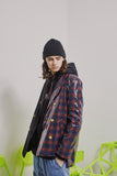 SHOW RICH MADE BY ABOW LIFE PLAID PVC BLAZER JACKET - boopdo