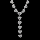 HISPTER SAVAGE HEARTBREAK LOVE CONNECTION NECKLACE - boopdo
